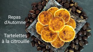 Tartelettes à la citrouille  Une entrée idéale pour un repas dautomne 🍂 [upl. by Attelra693]