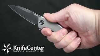 Kershaw 1815 Sanctum Assisted Frame Lock Flipper Knife [upl. by Santini]