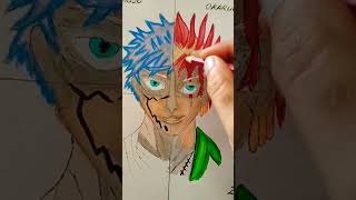 Drawing Gojo from Jujutsu Kaisen as Sukuna😈 jjk bianyo shortvideo bianyoma [upl. by Malek]