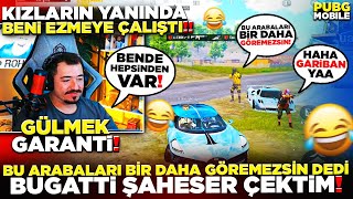 KIZLARIN YANINDA BU ARABALARI BİDAHA GÖREMEZSİN DEDİ ŞAHESER ÇEKTİM  PUBG MOBİLE [upl. by Iives]