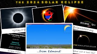 The Total Solar Eclipse of April 8 2024 from Edmond OK [upl. by Wilona]