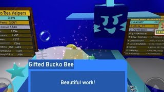 Completing the 50Th Bucko bee Quest and quest reward is amazing 🤩 Bee Swarm Simulator [upl. by Mariam]