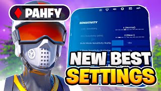 NEW BEST Controller Settings For Fortnite Chapter 5 PS4PS5XBOXPC [upl. by Ynafetse]