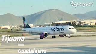 TRIP REPORT volaris A321  N  Económica Tijuana  Guadalajara  Reporte de viaje [upl. by Lida]