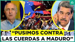 Líder de la oposición asegura que existe presión mundial contra Maduro [upl. by Merola]