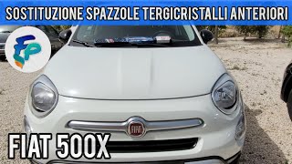 Sostituire spazzole tergicristalli anteriori Fiat 500x con Bosch Aerotwin [upl. by Nikoletta]