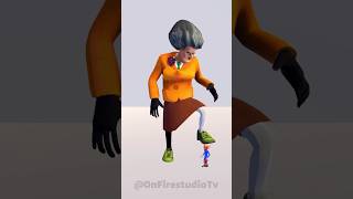 Scary Teacher and Motu Patlu Smash amp Splash 🌊 funny shorts [upl. by Ia186]