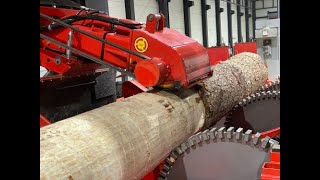 DEBARKER WRAVOR  log debarking machine WD 1400  korowarka  guljač  lupilec [upl. by Pettifer]