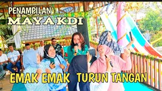 PENAMPILAN MAYA KDI MEMERIAHKAN LEBARAN DI KAISAR WATER PARK POKENJIOR [upl. by Nnaitsirhc970]