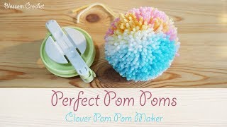 The Perfect Pom Pom  How to use the Clover Pom Pom Maker [upl. by Veriee]