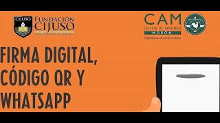 FIRMA DIGITAL CÓDIGO QR Y WHATSAPP [upl. by Cloots]