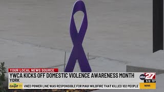 YWCA kicks off domestic violence awareness month [upl. by Cud664]