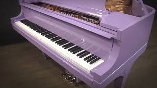 Steinway Model M 57quot Grand Piano Restored PurpleLavender 232484 [upl. by Imailiv]