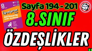 8Sınıf Özdeşlikler Matsev Öğreniyorum Serisi Sayfa 194201 [upl. by Ase]