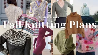 2024 Fall Knitting Plans amp Project Inspiration  Sweaters Cardigans Dresses Hats amp Home Decor [upl. by Tace]