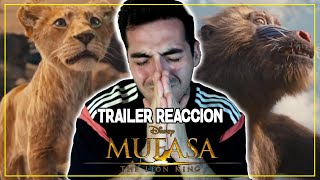 😭ESTOY ROTO😭 REACCION amp ANALISIS al TRAILER de MUFASA THE LION KING  DISNEY LIVE ACTION [upl. by Bjork]