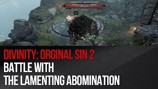 Divinity Original Sin 2  Battle with the Lamenting Abomination [upl. by Dickman]