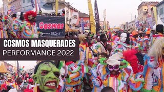 Takoradi Masquerade Festival 2022 Cosmos Masquerades Day One Performance [upl. by Leirrad]