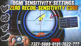 NEW UPDATE 35 🔥BEST SENSITIVITY CODECONTROL SETTINGS BGMIPUBG MOBILE  BGMI AFTER UPDATE 35 [upl. by Evelunn]