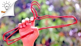 20 Hangers Life Hacks Everyone Should Know  Thaitrick [upl. by Corneille]