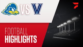 Delaware Football vs Villanova  2024 CAA Football Highlights [upl. by Eellek45]