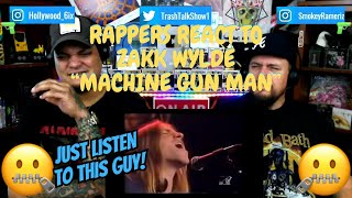 Rappers React To Zakk Wylde quotMachine Gun Manquot Live MTV Unplugged [upl. by Titus]