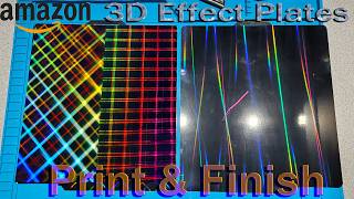 Amazon 3D Effects Build Plate Prints Grid PES Lattice PES and Light Beam H1H [upl. by Relyt662]