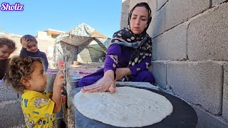 Nomadic Life Enjoying a Traditional Nomadic Breakfast and Doing Housework [upl. by Cirde]