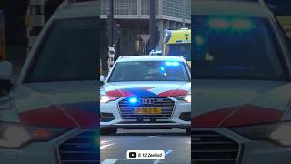 SPOEDTRANSPORT naar het EMC Rotterdam vanaf reanimatie politie audi ambulance rotterdam police [upl. by Sifan572]