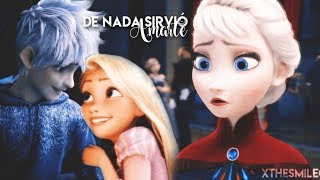 De nada sirvió amarte 💔😢 Jack y Elsa ft Rapunzel [upl. by Nilyarg]