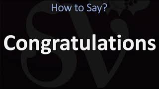 How to Pronounce Congratulations CORRECTLY [upl. by Rehctaht]