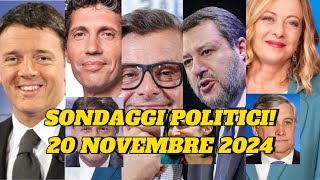 Sondaggi politici aggiornati le scelte degli italiani chi cresce e chi arretra [upl. by Keen]