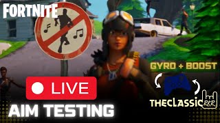 OG FORTNITE  Gyro  Boost  Precision and Tracking Aim  AIM TESTING [upl. by Dranyam]