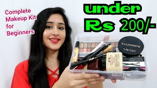 सिर्फ ₹ 200 में बनाएं अपना पूरा मेकअप किट  Affordable Makeup Products [upl. by Alyose]