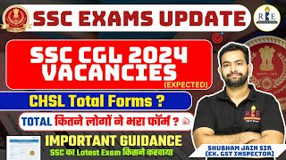 SSC CGL 2024 Vacancesexpected CHSL 2024 competition Important suggestions SSC latest updates [upl. by Adnorehs]