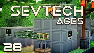 SevTech Ages EP28 Stepping Into Age 4  Modular Machinery Plastic [upl. by Papst467]