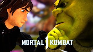 Hiccup Horrendous Haddock Vs Shrek  Mortal Kombat 1 [upl. by Isac]