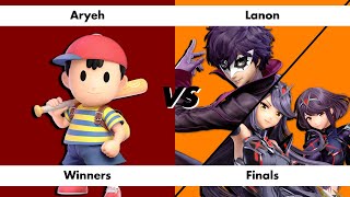 We Tech Those 128  Aryeh Ness vs Lanon JokerPyraMythra  Smash Ultimate SSBU  WINNERS FINALS [upl. by Pappas]