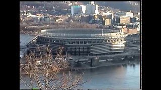 Three Rivers Stadium Implosion  February 11 2001 at 800 AM [upl. by Farris56]