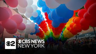 NYC Pride March takes over the streets of Manhattan for 2024 celebration [upl. by Garlan]