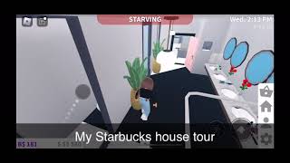 My Starbucks tour bloxburg [upl. by Ahsinan819]