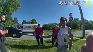 Raw bodycam Sonya Massey speaks with police 16 hours before fatal shooting [upl. by Nennarb]