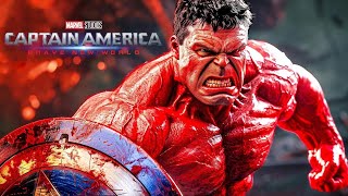 Hulk New Look Revealed  Red Hulk vs Green Hulk vs Captain  New trailer edit marvel marvelin [upl. by Etnuad]