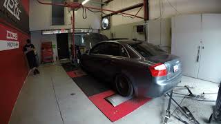 B6 S4 stage 3 27T swap  1st Dyno pull at Kinetic Motor Works [upl. by Behah]