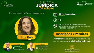 Sexta Jurídica 5ª Edição  A Reforma do Código Civil  Homenagem à Desembargadora Nilza Reis [upl. by Ahsilahk180]