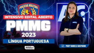 Concurso PM MG 2023  Intensivo Edital Aberto  Língua Portuguesa  AlfaCon [upl. by Rausch]