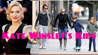 Kate Winslets Kids 2017  Kate Winslet Son and Daughter  2017 [upl. by Elleuqram]