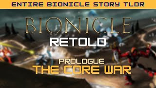 BIONICLE Episode 0  The Core War Entire Bionicle Story Retold [upl. by Ecnarrot]