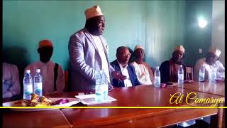 Comores  exgouverneur Mouigni Baraka appelle à la mobilisation contre Azali [upl. by Airamanna]