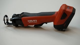 Hilti 22V Cordless Cut OutTool SCO 6A22 [upl. by Hairahcez]